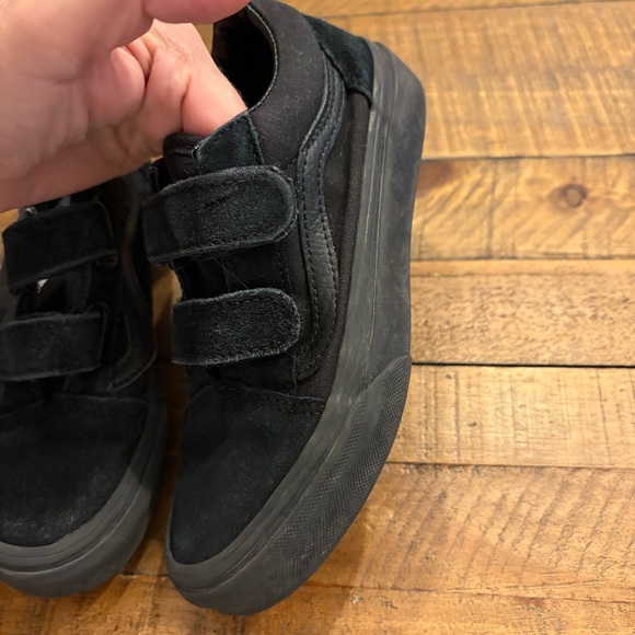 Vans Black Suede Velcro Sneakers - Picture 5 of 8